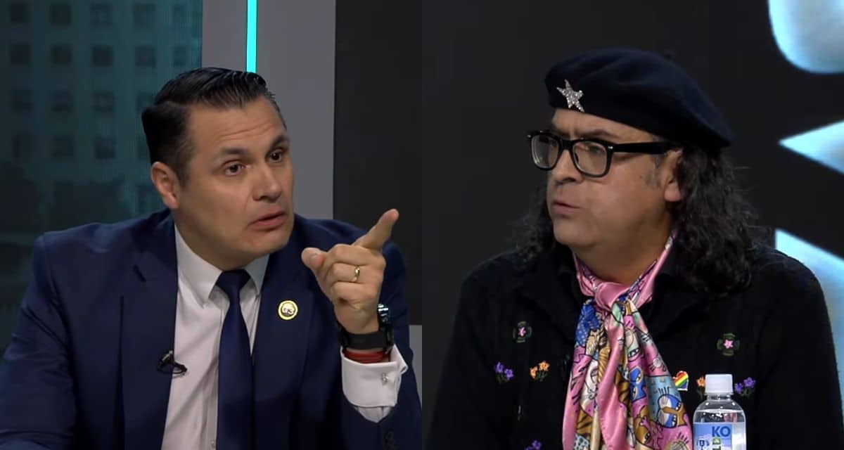 Claudio Crespo y el Che de los Gays discuten en Sin Filtros antes de la salida de cuatro panelistas