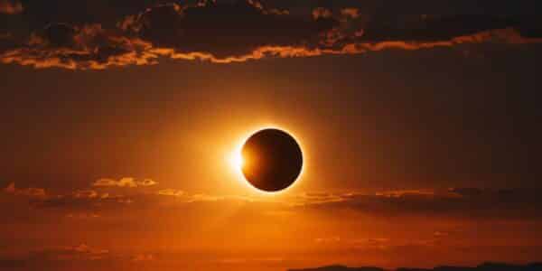 Eclipse solar en Chile.