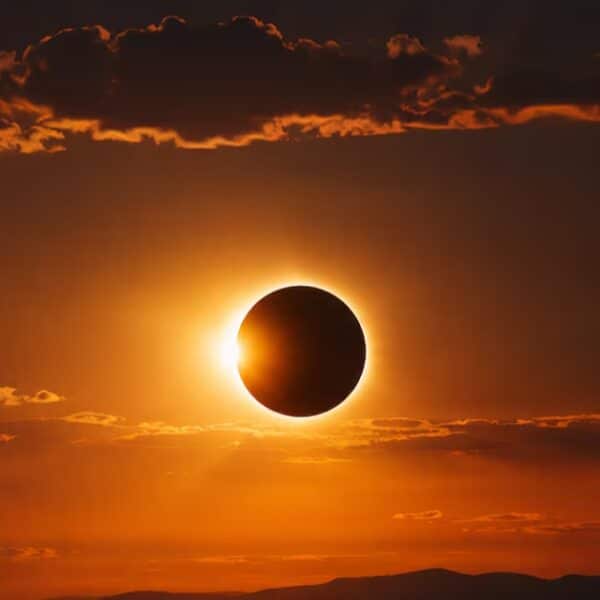 Eclipse solar en Chile.