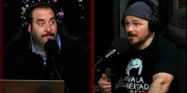 Emiliano Fernández durante el programa en que cuestionó la existencia del femicidio