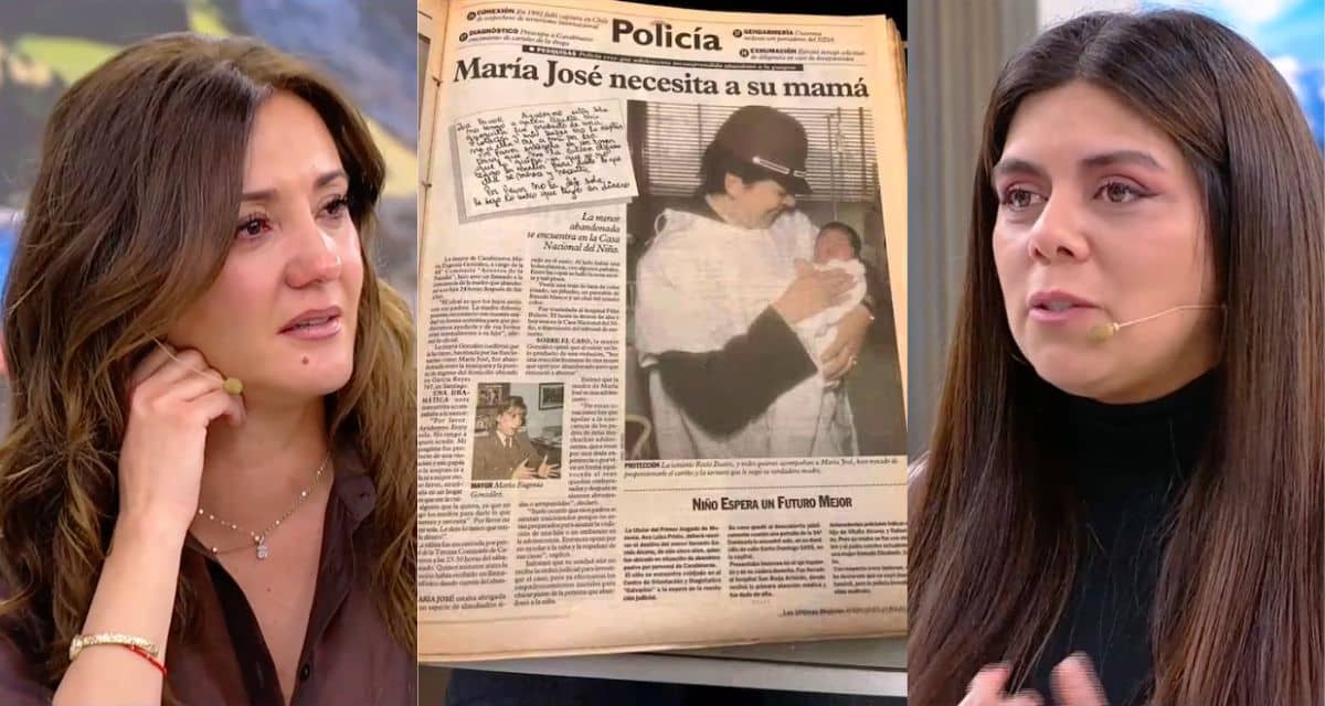 Paz Álvarez protagoniza emotivo reencuentro en Tu Día de Canal 13 tras haber sido abandonada cuando era recién nacida