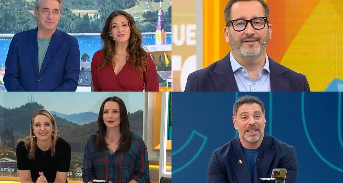 Rating matinal del jueves 6 de agosto con Mega líder y ajustada competencia entre Chilevisión y Canal 13