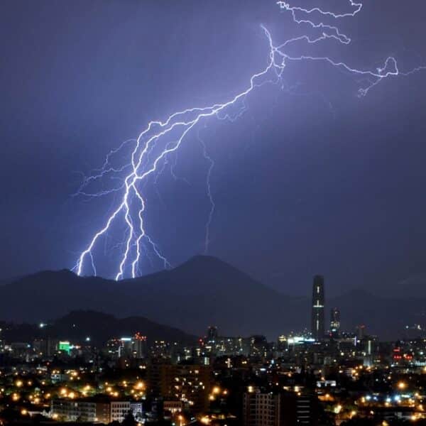 El tiempo en Santiago.