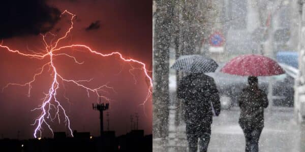 Tormentas eléctricas y aguanieve previstas en Maule, Ñuble y Biobío entre viernes y sábado