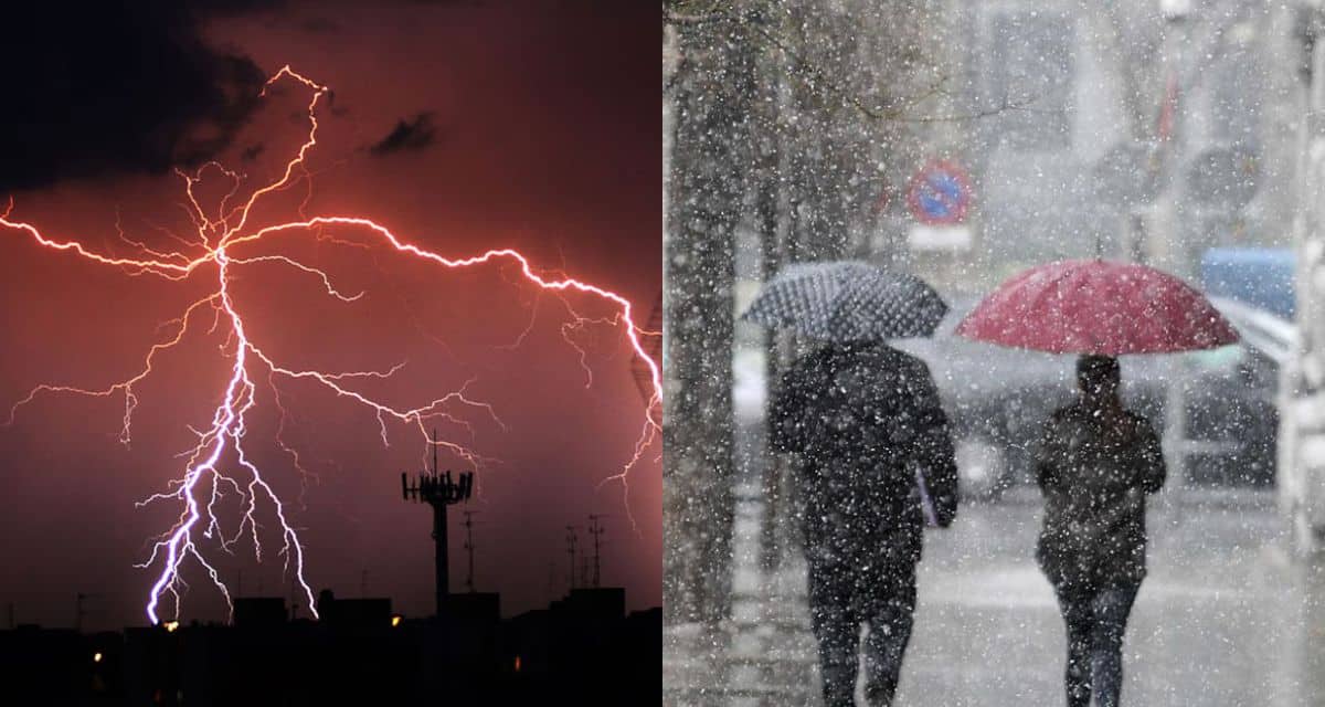 Tormentas eléctricas y aguanieve previstas en Maule, Ñuble y Biobío entre viernes y sábado