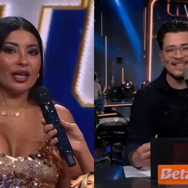 Fanny Cuevas encara a Claudio Michaux en vivo en Fiebre de Canto.