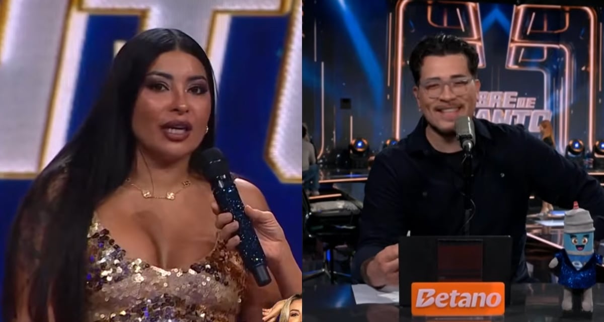 Fanny Cuevas encara a Claudio Michaux en vivo en Fiebre de Canto.