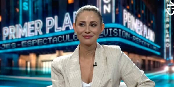 Gissella Gallardo en el panel de Primer Plano, donde confirmó su nueva relación