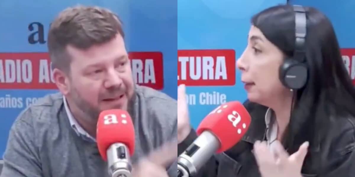Johannes Kaiser, líder del Partido Nacional Libertario, y Karla Rubilar, exministra de Sebastián Piñera, en un tenso cruce radial