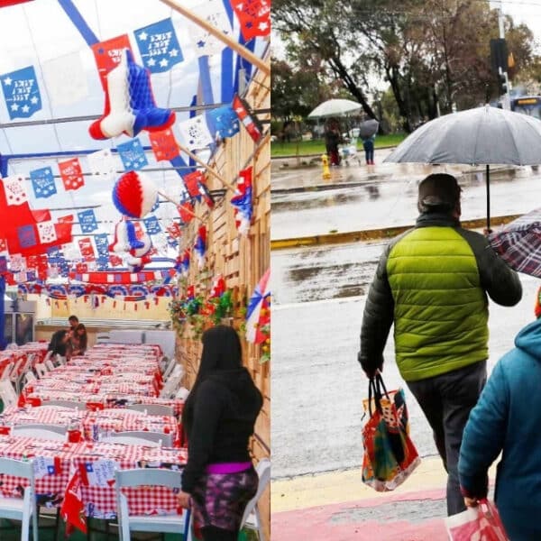 Proyecciones anticipan lluvias en varias regiones para la semana de Fiestas Patrias