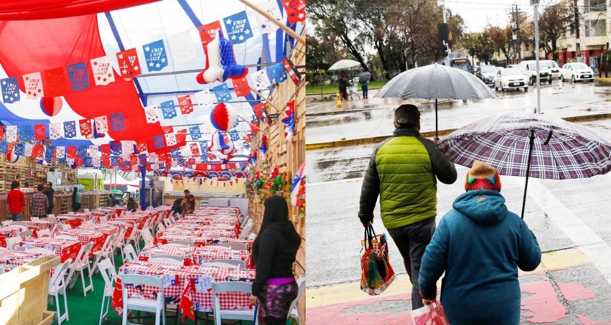 Proyecciones anticipan lluvias en varias regiones para la semana de Fiestas Patrias