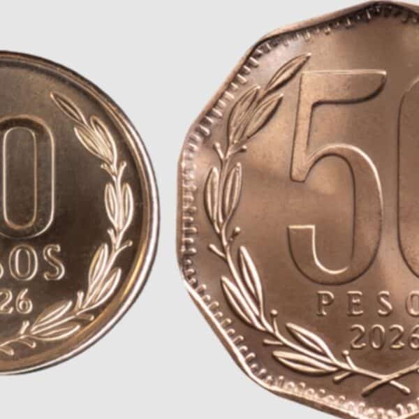 Nuevas monedas de $10 y $50 presentadas por el Banco Central de Chile