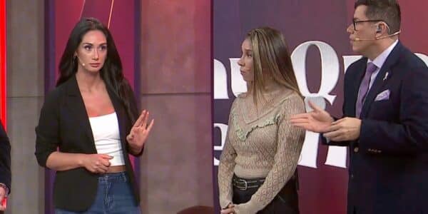 Reacción televisiva entre Pamela Díaz y Mauricio Pinilla en Hay que decirlo