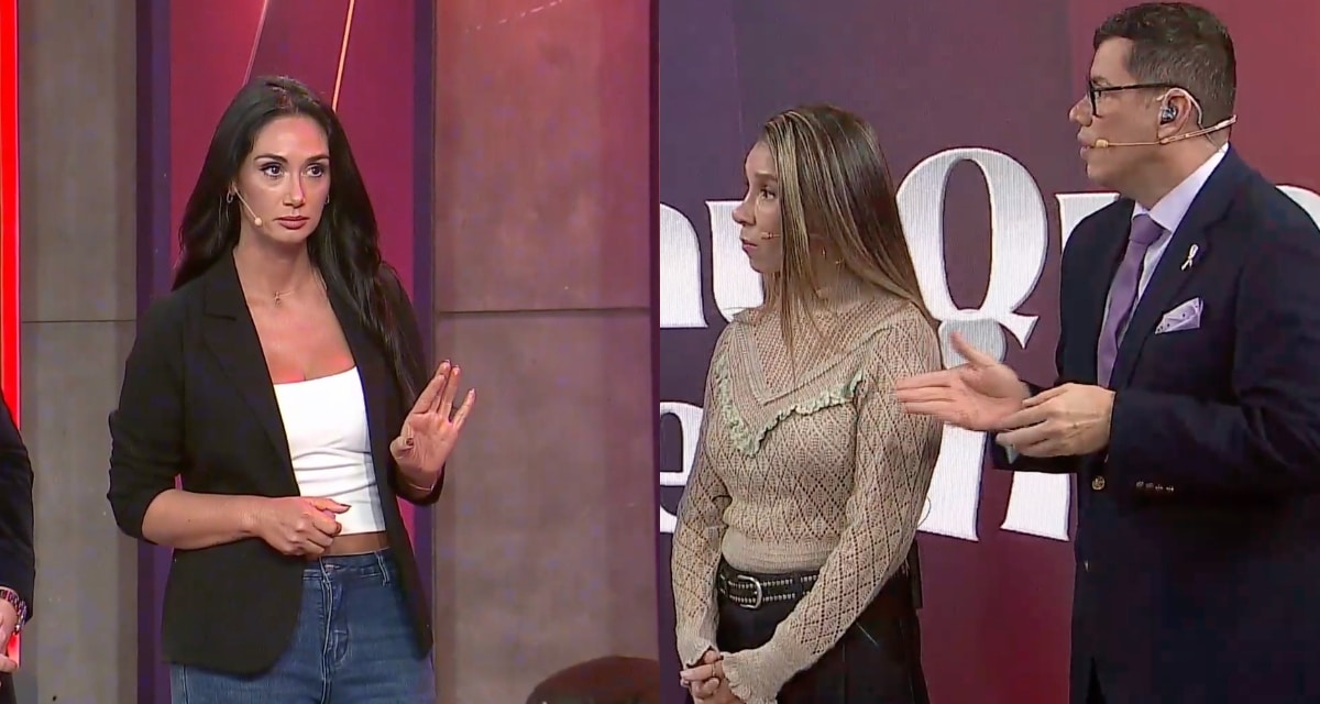 Reacción televisiva entre Pamela Díaz y Mauricio Pinilla en Hay que decirlo