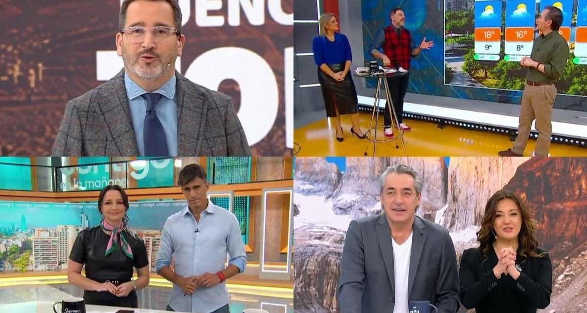 Rating matinal del martes 25 de agosto con Mega a la cabeza de la franja