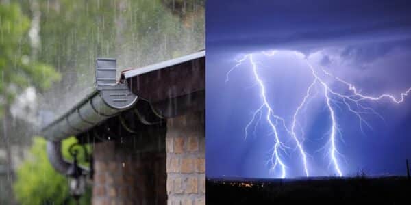 Río atmosférico trae lluvias intensas y tormentas eléctricas a la zona centro-sur de Chile