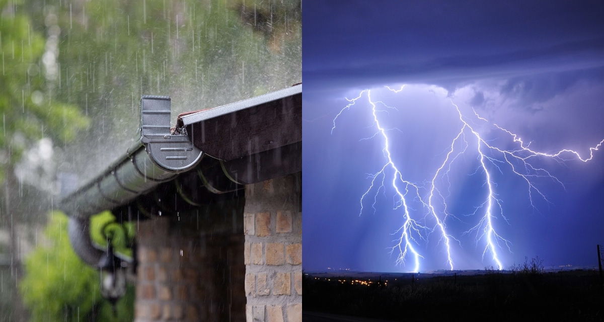 Río atmosférico trae lluvias intensas y tormentas eléctricas a la zona centro-sur de Chile