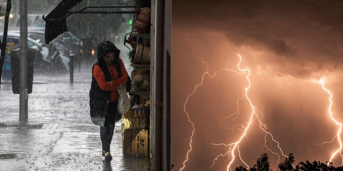 tormentas eléctricas afectará a 5 regiones del país.