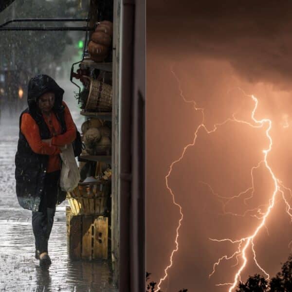 tormentas eléctricas afectará a 5 regiones del país.