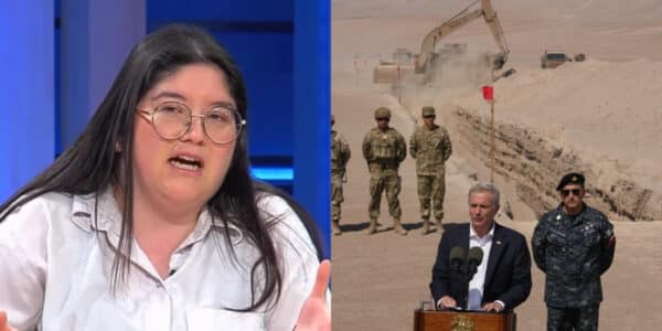 Valeria Cárcamo cuestiona la zanja fronteriza en Próceres y genera polémica