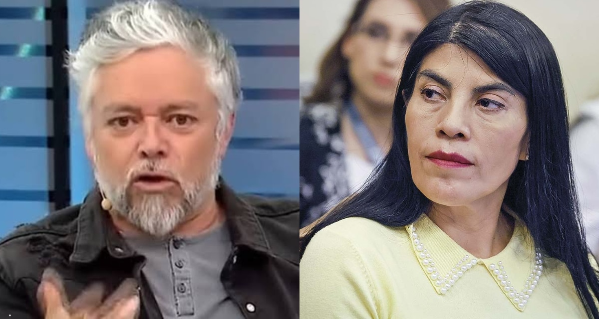 Jorge Baradit se burlo del look de Ximena Lincolao.