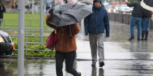 La Dirección Meteorológica de Chile emitió una alerta y un aviso preventivo por la llegada de un sistema de altas presiones que provocará intensas ráfagas de viento puelche de hasta 100 km/h en cinco regiones del sur del país durante este fin de semana.