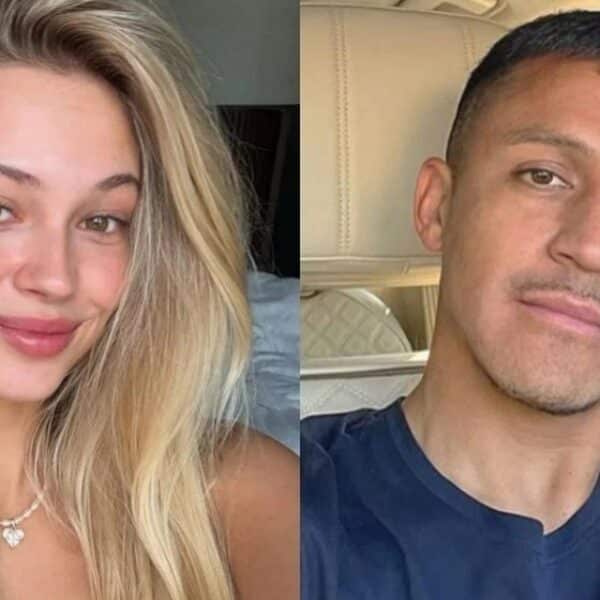 Alexandra Litvinova, pareja de Alexis Sánchez, durante sus vacaciones en Estambul junto a su hija Bella.