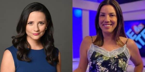 Andrea Arístegui en el set de Contigo en la Mañana de Chilevisión: la conductora enfrentó los rumores sobre su futuro en el matinal tras los dichos de Paula Escobar.