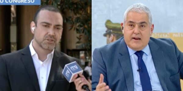 Senador Karim Bianchi y exfiscal Sabas Chahuán, protagonistas de un tenso cruce en vivo en el matinal Mucho Gusto por la sesión de la Comisión de Seguridad en San Bernardo