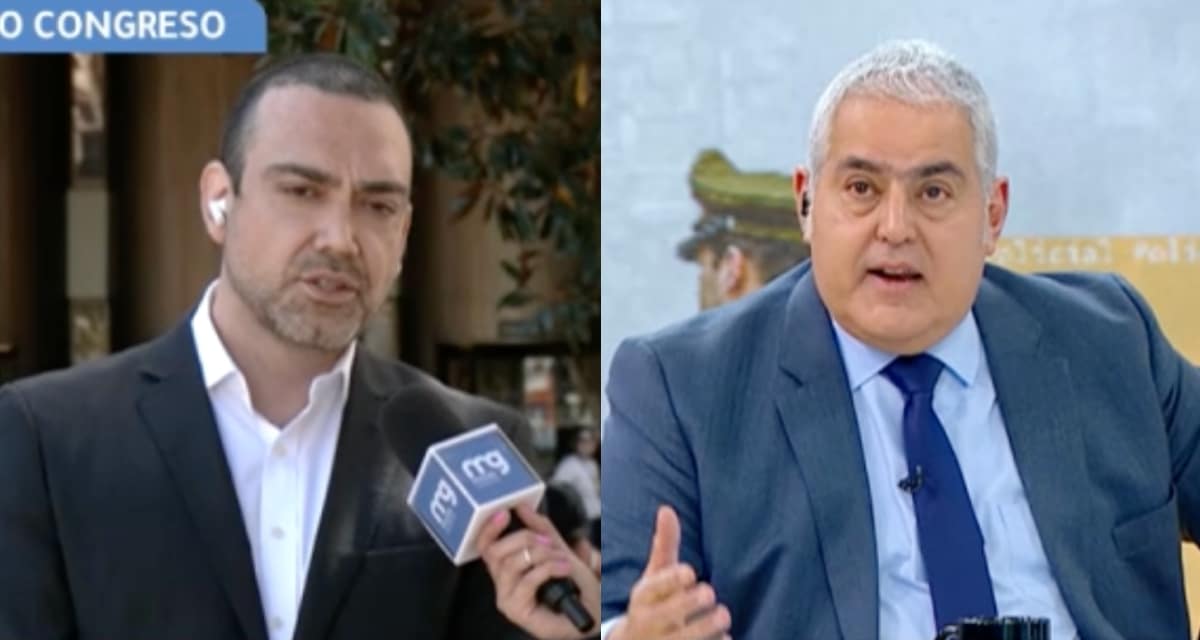 Senador Karim Bianchi y exfiscal Sabas Chahuán, protagonistas de un tenso cruce en vivo en el matinal Mucho Gusto por la sesión de la Comisión de Seguridad en San Bernardo