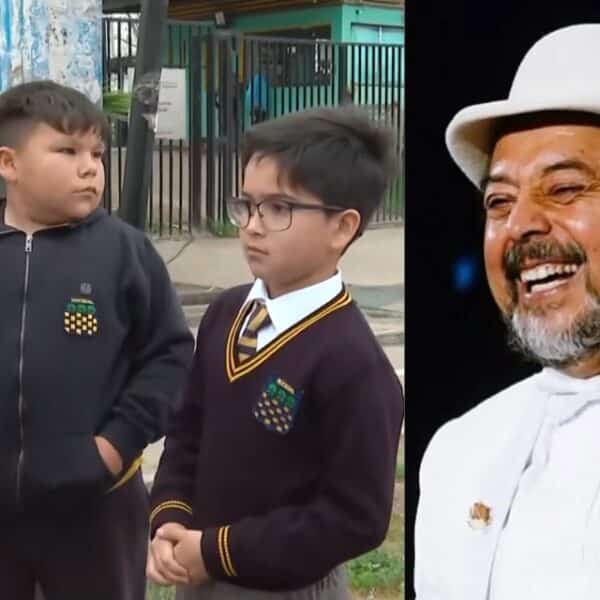 El comediante Bombo Fica durante una aparición televisiva: el humorista se contactó con Contigo en la Mañana para apoyar a los niños rugbistas del colegio Nocedal de La Pintana.
