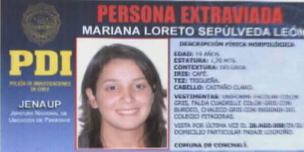 Un hombre de 42 años se presentó voluntariamente en la 5.ª Comisaría de Conchalí para confesar su presunta participación en la muerte de Mariana Sepúlveda, desaparecida en 2008