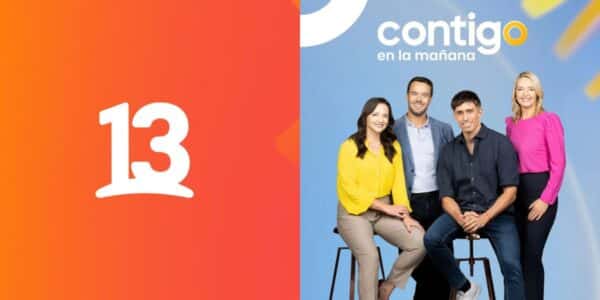 Set del matinal Contigo en la Mañana de Chilevisión, programa cuyo director general, Felipe Cisternas, dejó la estación tras 14 años para fichar por Canal 13 y sumarse al regreso de Alfombra Roja. Imagen mínima recomendada: 1200 px de ancho.