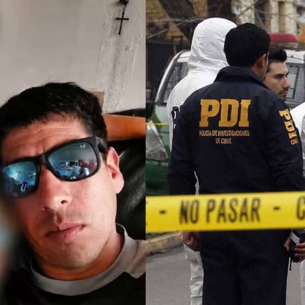 Sitio del suceso cercado por la policía tras el crimen de pescador en San Antonio