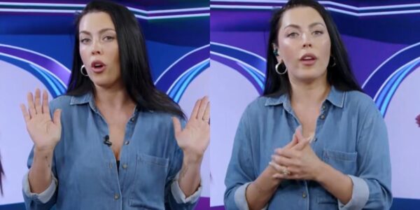 Daniela Aránguiz en el set de televisión, en alusión a sus declaraciones en el programa Sígueme donde celebró el regreso de Mario Velasco a Canal 13 para el programa Alfombra Roja, asegurando que es el único hombre heterosexual disponible en el medio y reclamando la falta de miradas masculinas diversas en los paneles de farándula.