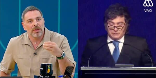 José Antonio Neme sobre Javier Milei hablando enfático durante la emisión de Mucho Gusto