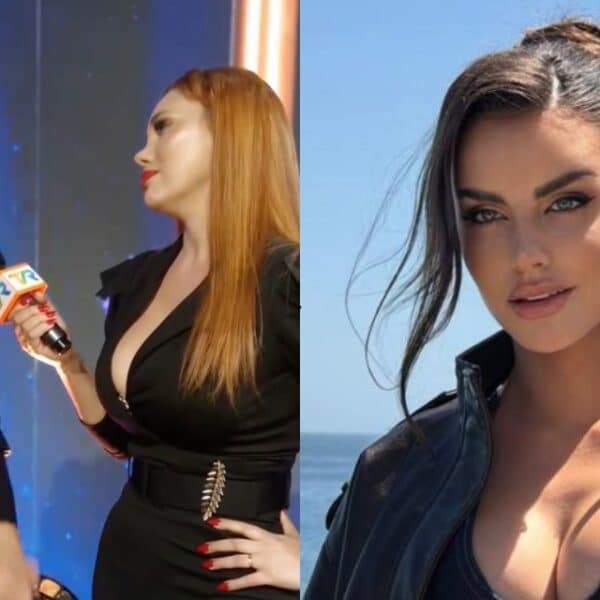 Diana Bolocco y Emilia Dides en el set de Fiebre de canto de Chilevisión, el programa donde surgieron los rumores que la animadora zanjó.