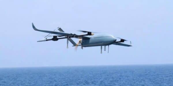 Prototipo de dron VTOL fabricado en Chile por Inacap y Enaer, que realizará su primer vuelo en Renca.