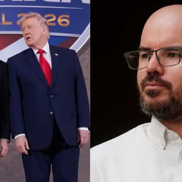 Líderes de América Latina junto a Donald Trump en una reunión del Escudo de las Américas, la coalición de seguridad a la que Chile se sumó esta semana.
