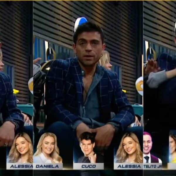 Etienne Bobenrieth en el set de Fiebre de Canto durante la noche de tributos