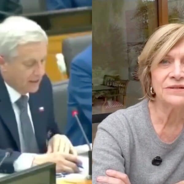 Evelyn Matthei sonríe durante un registro compartido en su cuenta de Instagram, video que la volvió tendencia en redes sociales.