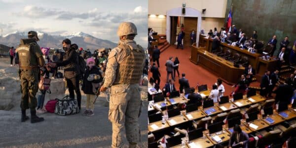 Tablero de votación de la Sala de la Cámara de Diputadas y Diputados durante la sesión en que se rechazó por un voto la reforma constitucional sobre expulsiones de migrantes impulsada por el Gobierno.