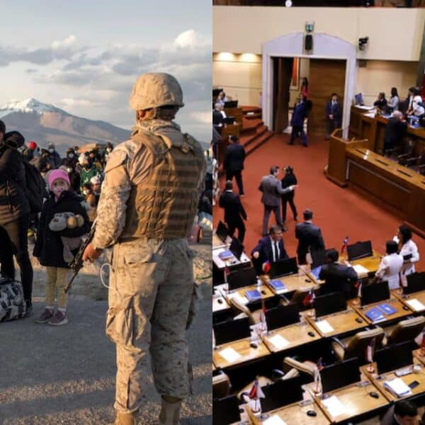 Tablero de votación de la Sala de la Cámara de Diputadas y Diputados durante la sesión en que se rechazó por un voto la reforma constitucional sobre expulsiones de migrantes impulsada por el Gobierno.