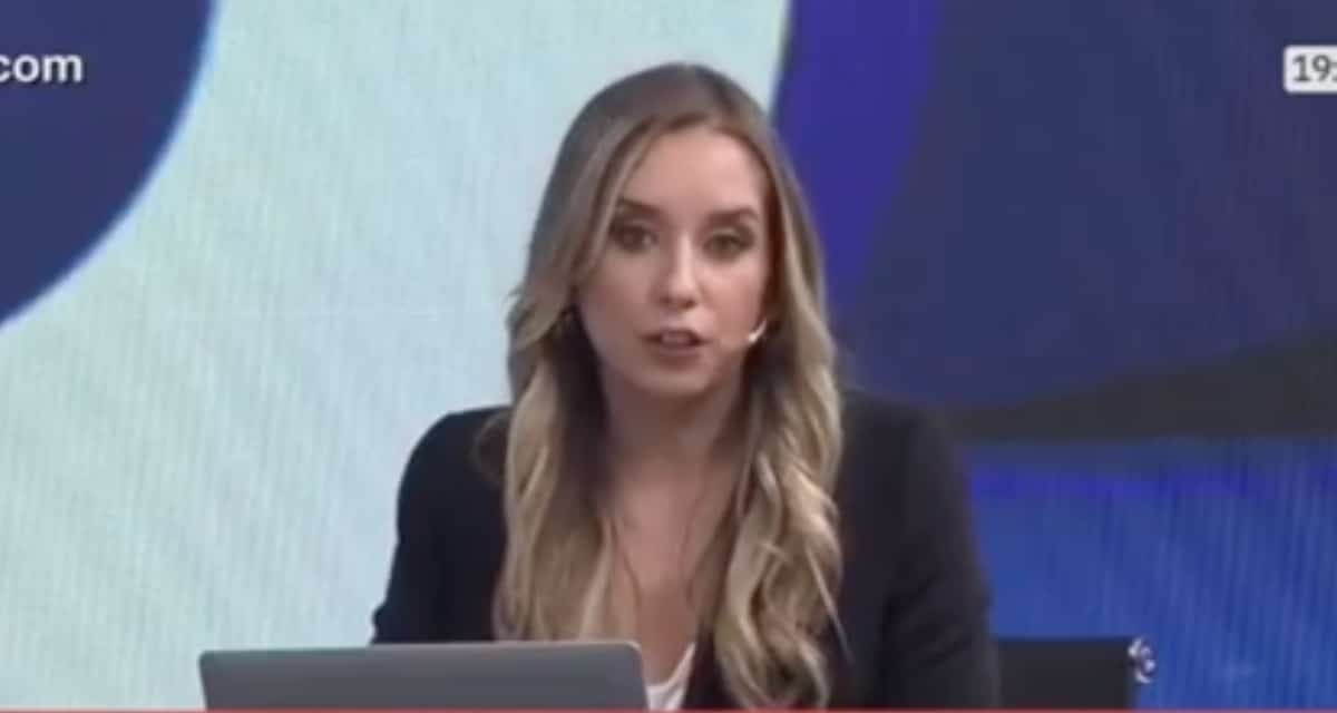 Fernanda Cornejo sobre Javier Milei hablando en el set del canal de noticias C5N