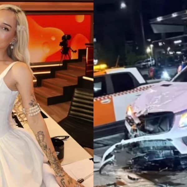 Fran Maira llegando a un tribunal de justicia, la cantante formalizada por cuasidelito de lesiones que obtuvo permiso para viajar a Estados Unidos mientras continúa la causa por el accidente de Lo Barnechea
