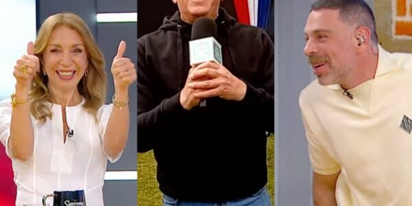 Germán Valenzuela reapareció en Mucho Gusto desde La Gran Fonda del Lago: Neme lo calificó "del museo de la televisión".