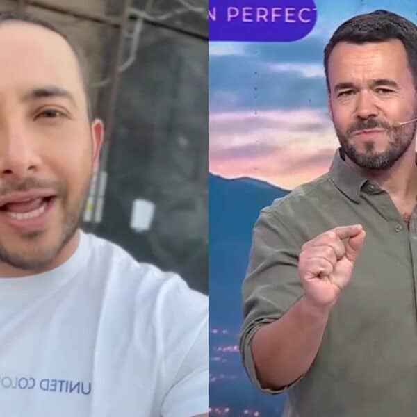 Hugo Valencia, conductor de Zona de Estrellas, durante sus descargos en redes sociales contra Eduardo de la Iglesia.