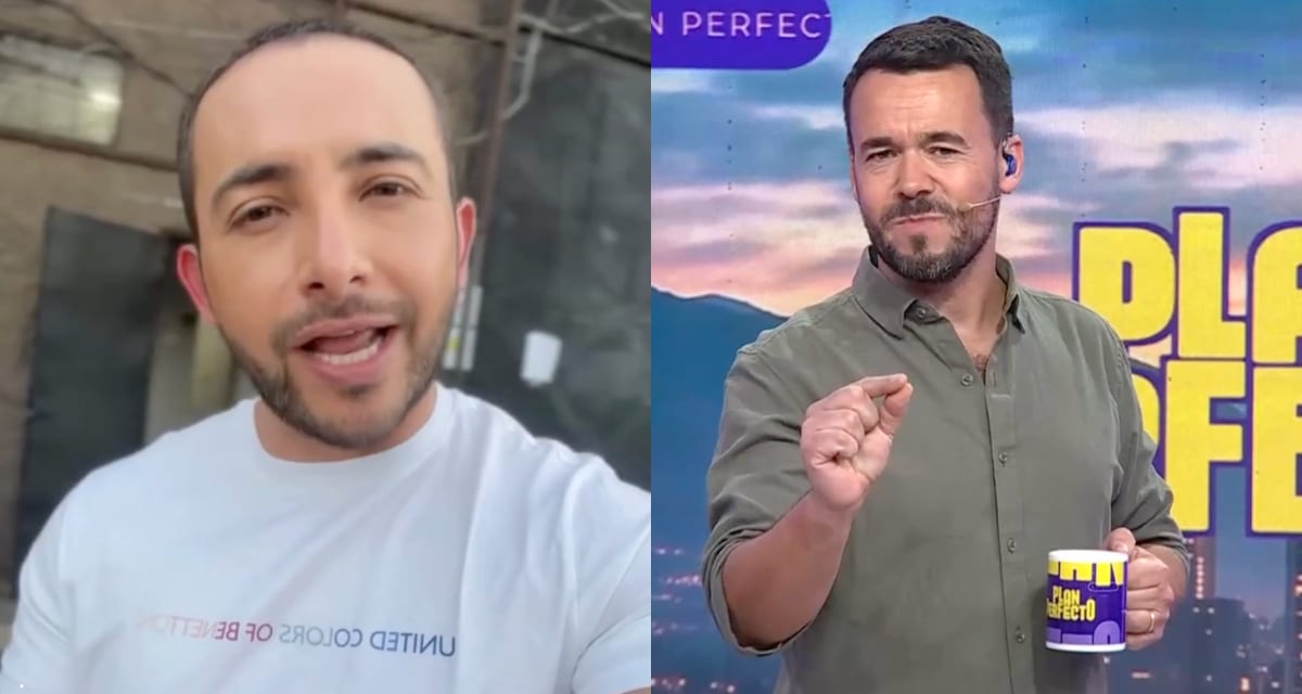 Hugo Valencia, conductor de Zona de Estrellas, durante sus descargos en redes sociales contra Eduardo de la Iglesia.