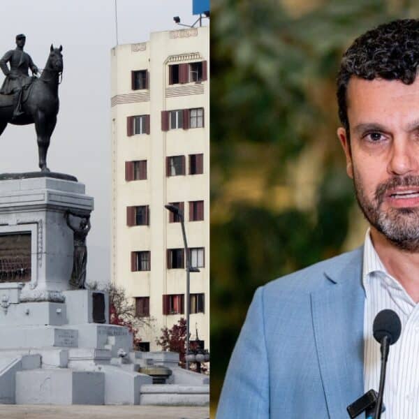 Jaime Bassa, diputado del Frente Amplio por el distrito 7 de Valparaíso y exvicepresidente de la Convención Constitucional, quien comentó la reinauguración del monumento al general Baquedano.