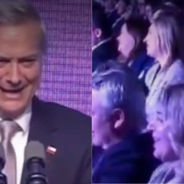 José Antonio Kast en el Foro Madrid dando su discurso inaugural en Las Condes